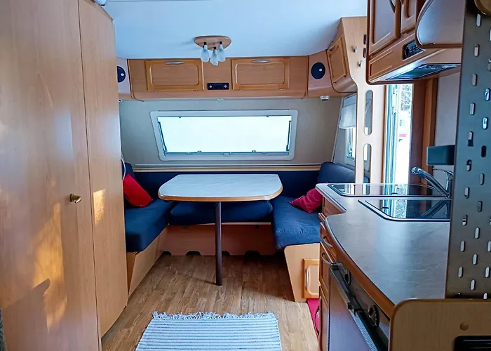 Camping Santa's Winter Caravan-kabe Smaragd *